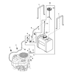 John Deere W36R - PC13629 - Fuel Tank (030001 - ) - ST1015121