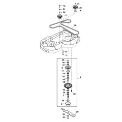 John Deere W36R - PC13629 - Mower Drive - ST940993