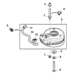 John Deere W36R - PC13629 - Pto Clutch - ST941158
