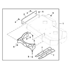 John Deere W36R - PC13629 - Mulch Kit - ST941387