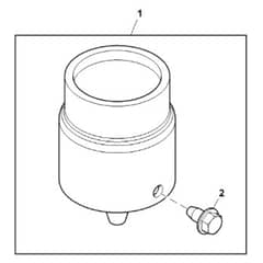 John Deere W36R - PC13629 - Spark Arrestor - ST942311