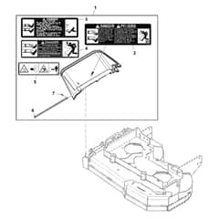 John Deere W36R - PC13629 - Discharge Chute - ST991827