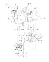 Husqvarna W436 - Engine Plate