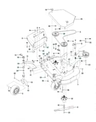 Husqvarna W436 - Mower Deck & Cutting Deck