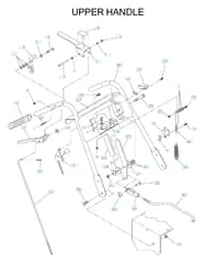 Husqvarna W4814A - 2001-9 - Handle & Controls