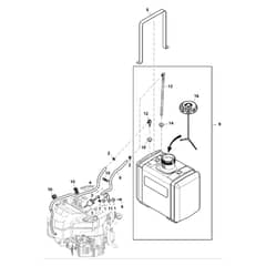 John Deere W48M - PC13628 - Fuel Tank - ST941734