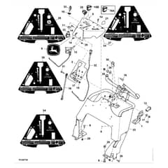 John Deere W48M - PC13628 - Control Console (3/3) - ST943289