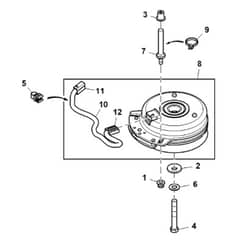 John Deere W52R - PC13631 - Pto Clutch - ST941158