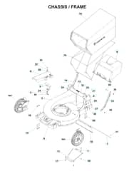 Husqvarna W53SEK - Chassis & Frame