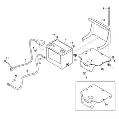 John Deere W61R - PC13632 - Battery - ST943107