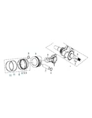 Husqvarna W80P - Crankshaft