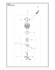 Husqvarna W 25P - Cylinder Piston