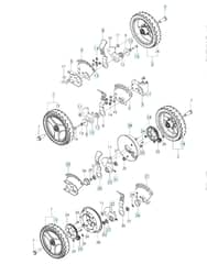 Husqvarna W 53CSB - Wheels & Tyres