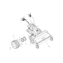 WB 65 HR 11 - 2025 - Oleo-Mac Flail Mower Driving wheel Diagram