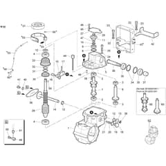 WB 80 HR 11 - Oleo-Mac Flail Mower Speed gears of the change - with brake from sn B133181826 Diagram