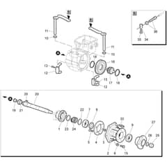 WB 80 TR - 2025 - Oleo-Mac Flail Mower Speed gears of the change Diagram