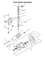 Husqvarna WG3613E - 2006-2 - Casters