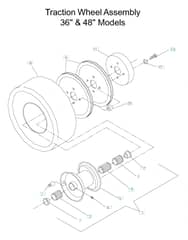 Husqvarna WG3613P - Wheels & Tyres
