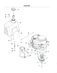 Husqvarna WH3616 - 2010-9 - Engine Plate