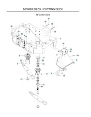 Husqvarna WH3616 - 2010-9 - Mower Deck & Cutting Deck 2