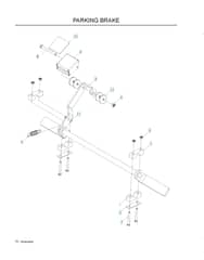 Husqvarna WH4817966947002 - Parking Brake