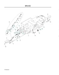 Husqvarna WH4817EFQ968999252 - Brake