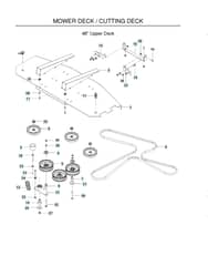 Husqvarna WH4818 - 2010-9 - Mower Deck & Cutting Deck