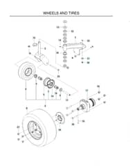 Husqvarna WH4818 - 2010-9 - Wheels & Tyres