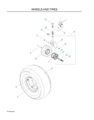 Husqvarna WH5219EFQ968999253 - Wheels & Tyres