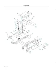 Husqvarna WH5221EFQ968999599 - Frame