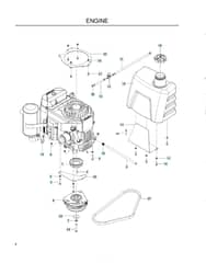 Husqvarna WHF3617966947008 - Engine Plate