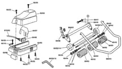 Atco Windsor 12S - F016302142 - Front Roller Assembly