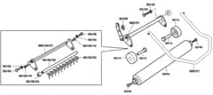 Atco Windsor 14S - 3616C14A70 - Front Roller Assembly