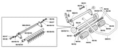 Atco Windsor 14S - F016314003 - Front Roller Assembly