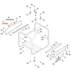 Stihl WP600.0 - Frame - Parts Diagram