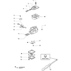 WP 300 - Oleo-Mac Water Pump Carburettor Diagram