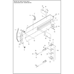Husqvarna WS 440 HF - 967646602 - Blade Guard Flush Centre