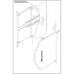 Husqvarna WS 482 HF - 967646702 - Blade Guard Single Piece