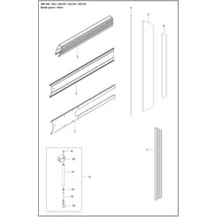 Husqvarna WS 482 HF - 967646702 - Blade Guard Parts