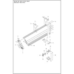 Husqvarna WS 482 HF - 967646702 - Blade Guard Gable