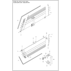 Husqvarna WS 482 HF - 967646702 - Blade Guard Flush Gable