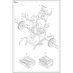 Husqvarna WS 8 - 967971301 - Carriage