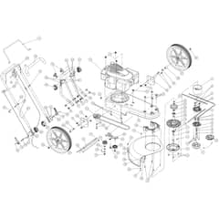 Cobra WT56B - Wheeled Trimmer Main Diagram