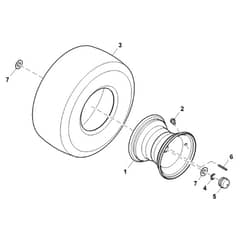 John Deere X105 - PC12385 - Wheel - ST800630