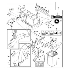 John Deere X107 - PC13997 - Material Collection - ST1015315