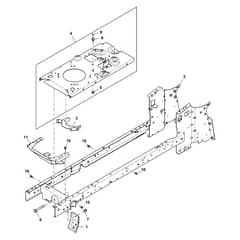 John Deere X117R - PC16000 - Frame - ST1010468