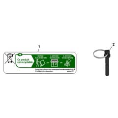 John Deere X117R - PC16000 - Label - ST2136848