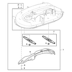 John Deere X120 - PC9637 - Mulch Kit - ST245033
