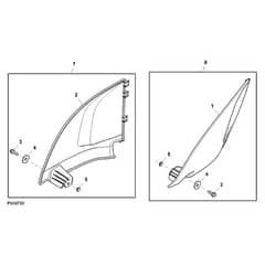 John Deere X125 - PC10449 - Panels - ST247187