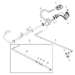 John Deere X125 - PC10449 - Pedal Linkage - ST803296